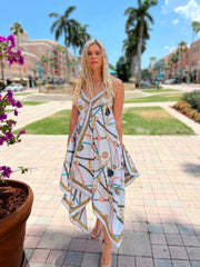 Silk Dress / Unique with style