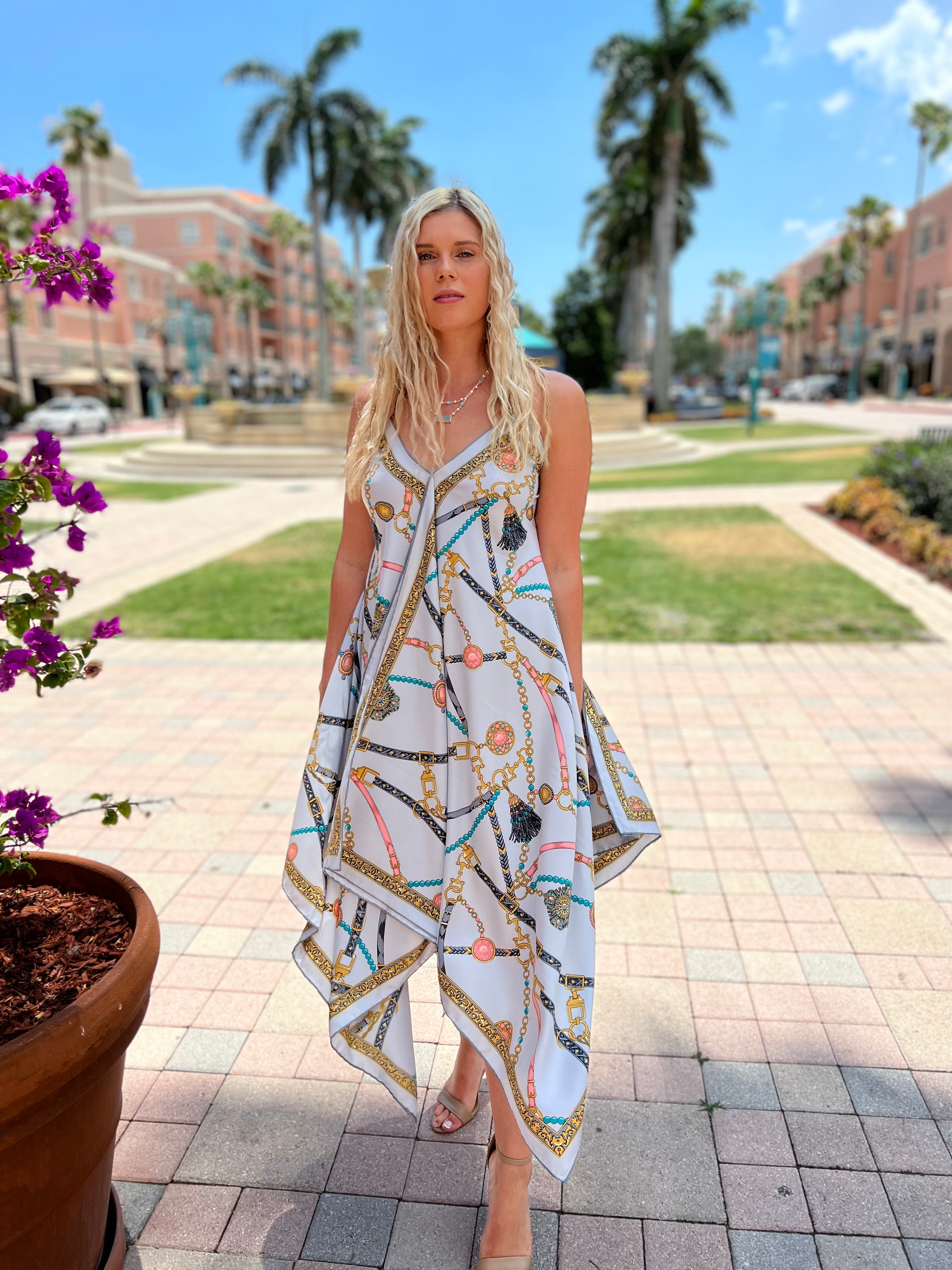 Silk Dress / Unique with style