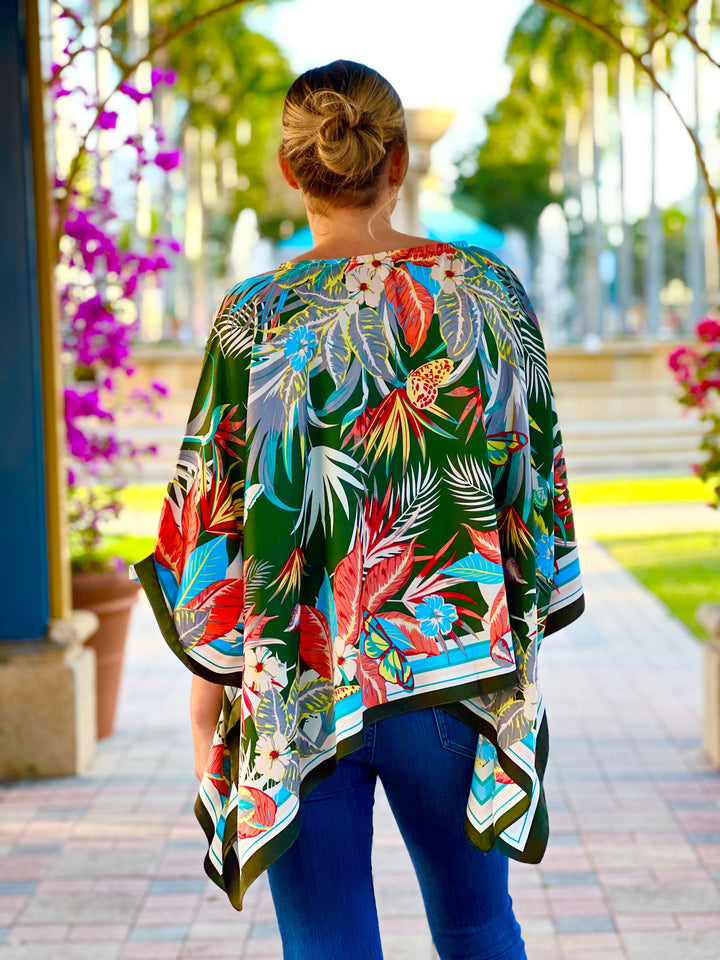 Tunic / Butterfly Tropics / Green