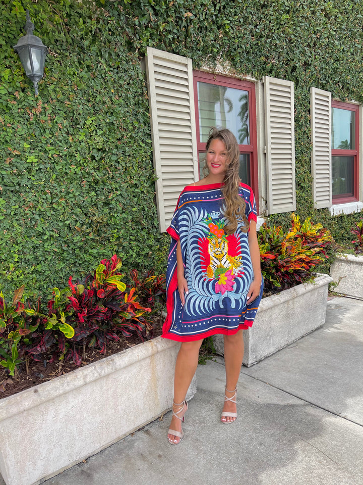 Caftan Navy Lion