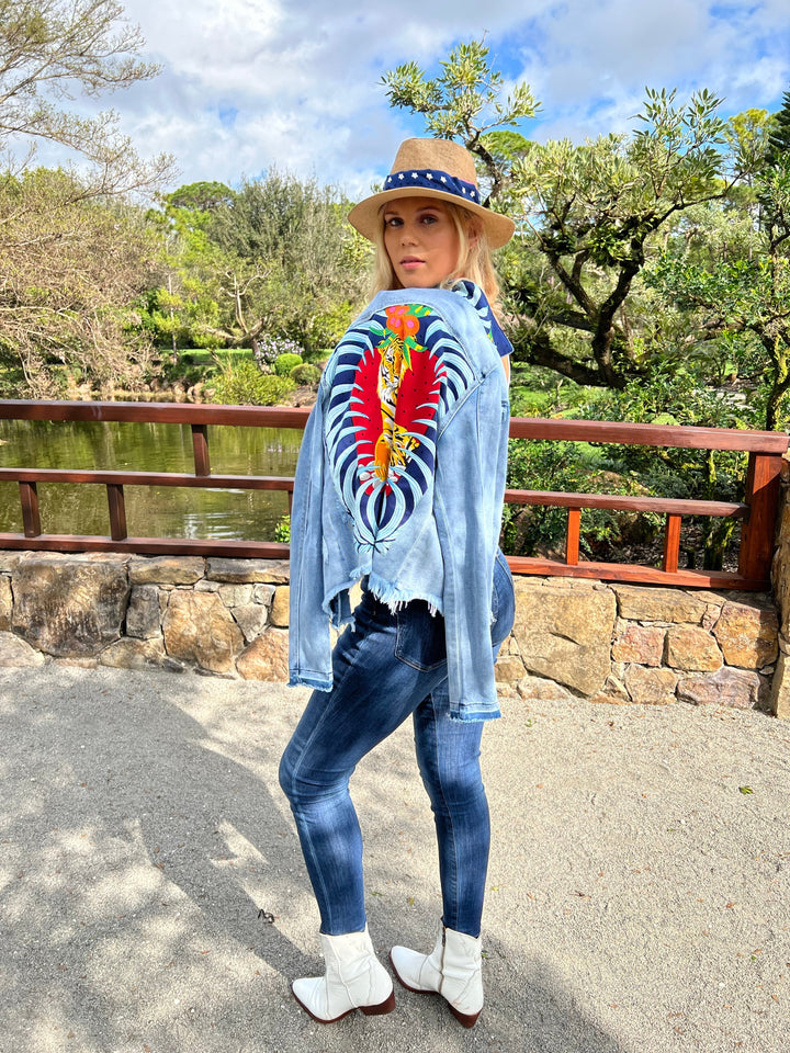 The Light Denim Jacket / Navy Tiger