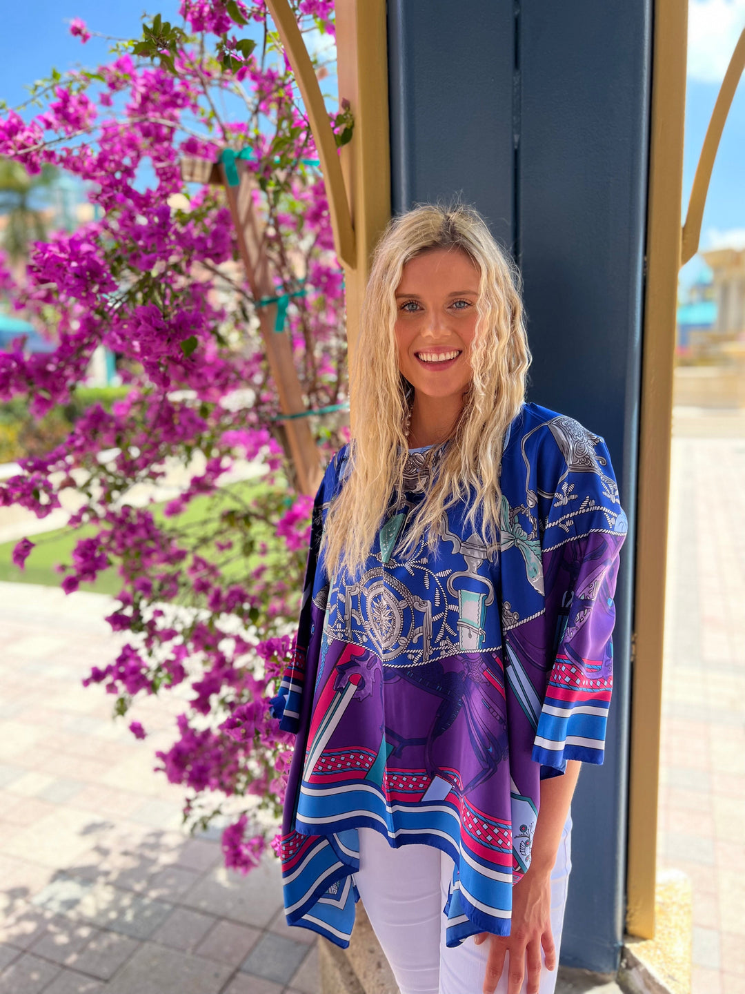 Tunic Purple and Blue