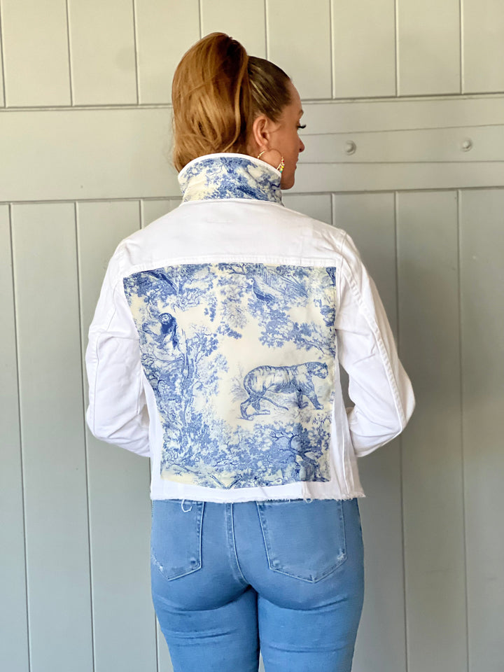 The White Denim Jacket / Totally Toile