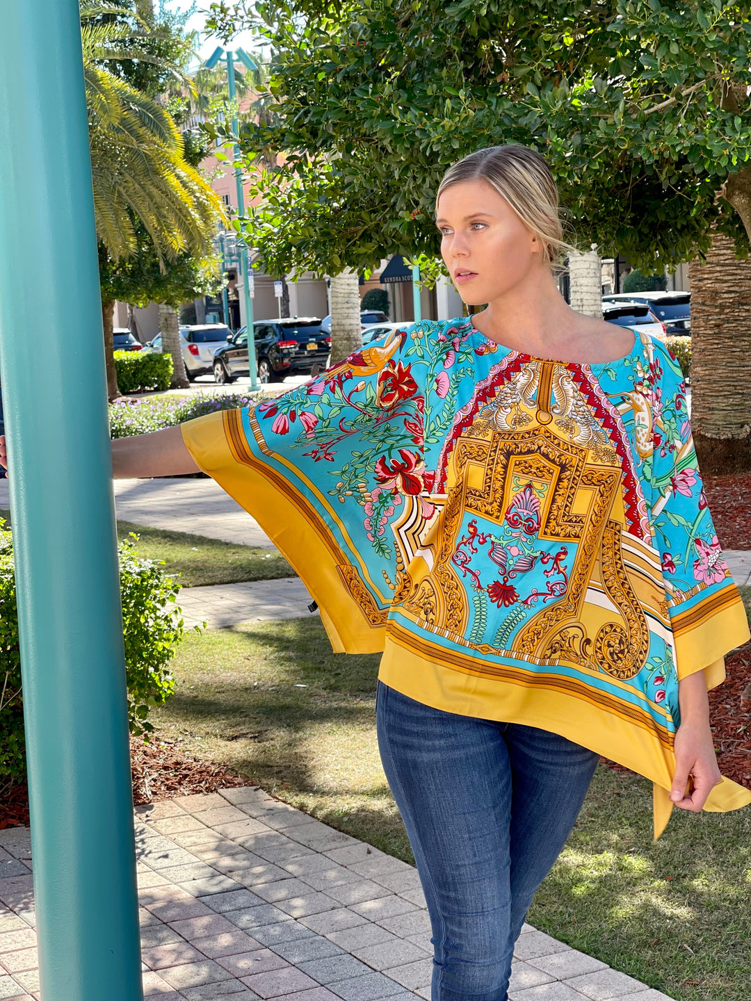 Tunic Golden Teal