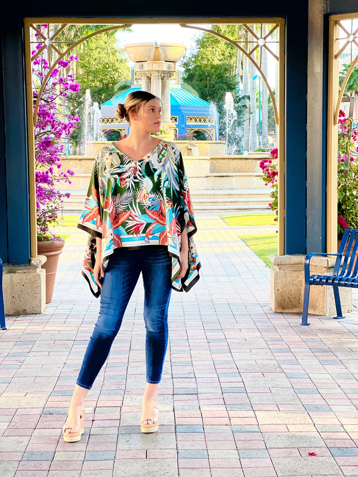 Tunic / Butterfly Tropics / Green