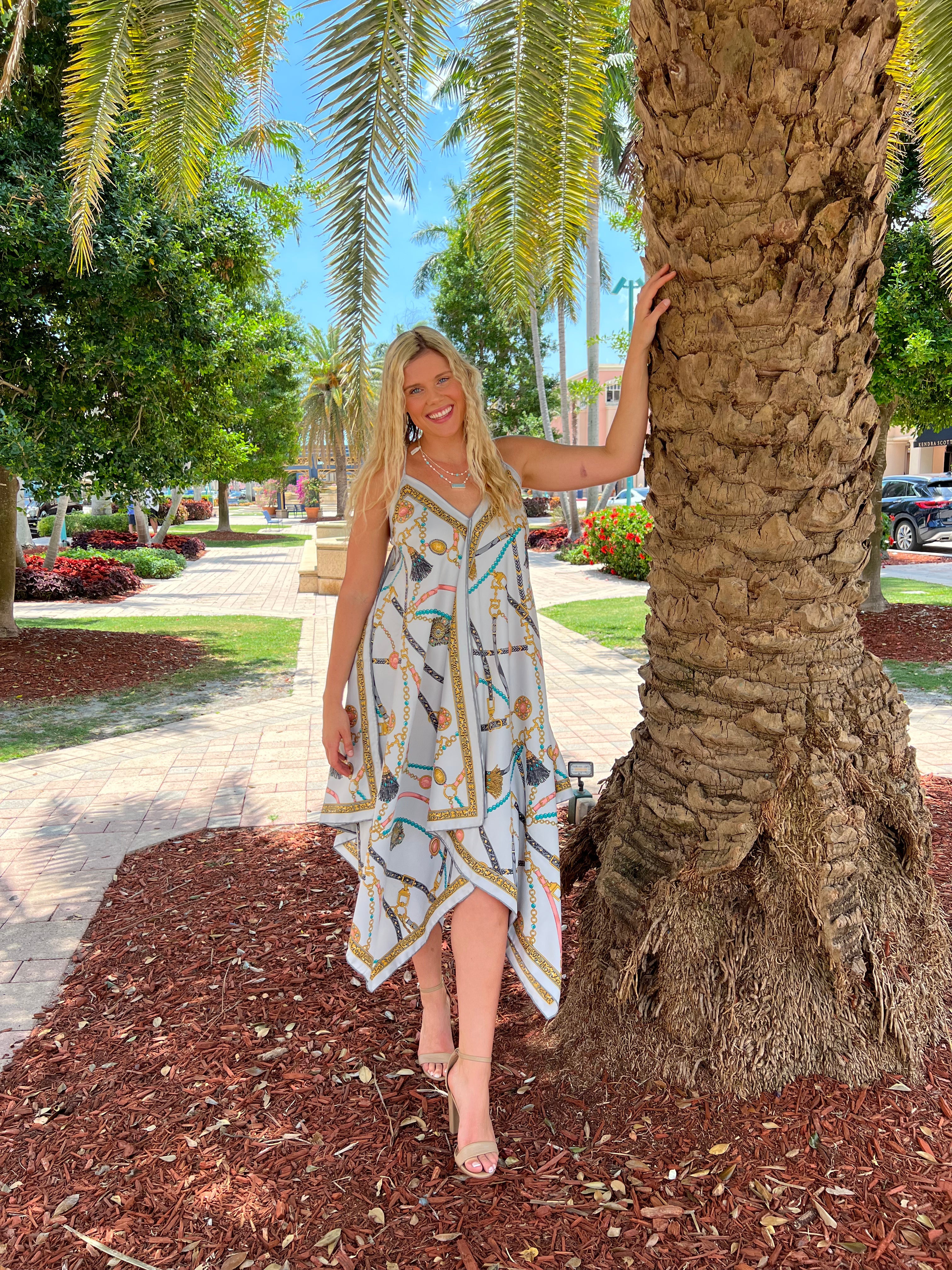 Silk Dress / Unique with style