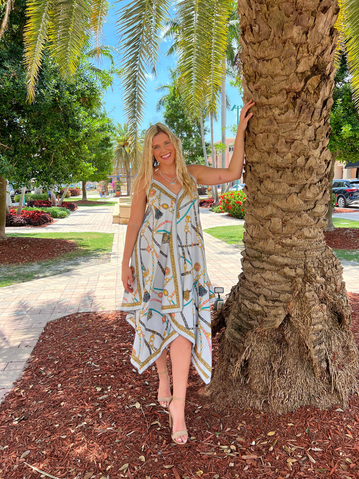 Silk Dress / Unique with style