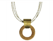 BISCAYNE RATTAN  PENDANT