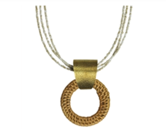 BISCAYNE RATTAN  PENDANT
