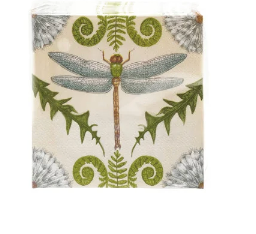 DRAGONFLY COCKTAIL NAPKIN
