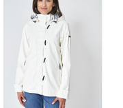 RAINCOAT W/ STRIPED LINING