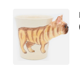 FRENCH BULL LT BRN MUG