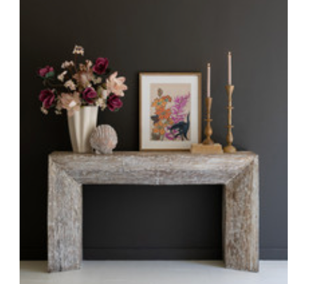 RECYCLED WHITEWASHED CONSOLE