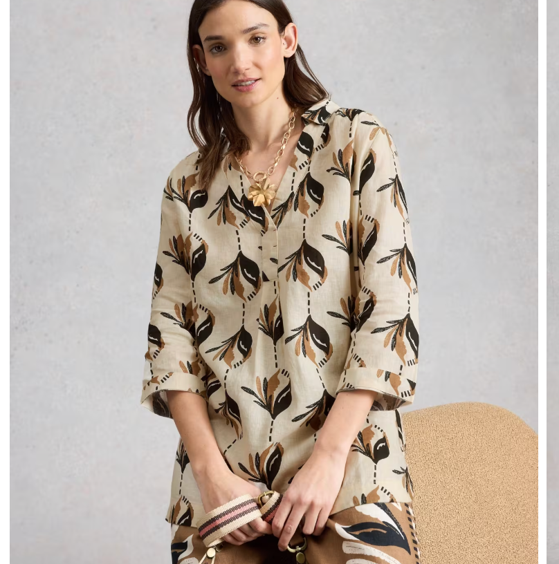 BIANCA LINEN TOP