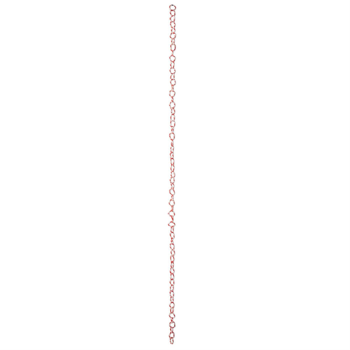 RED & WHITE PIPE CLEANER GARLAND 72"
