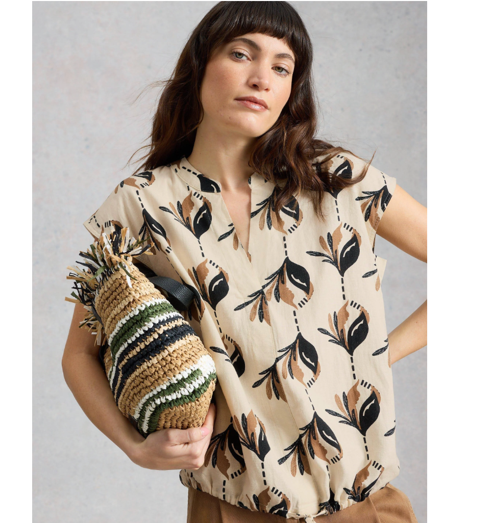NICOLE LINEN TOP