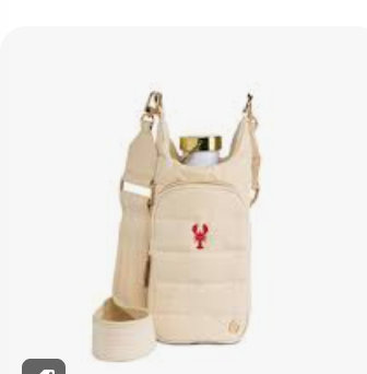 Navy Canvas HydroBag with Anchor Embroidery