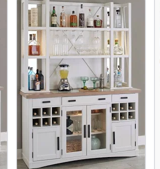 AMERICANA MODERN BUFFET SERVER W/ HUTCH