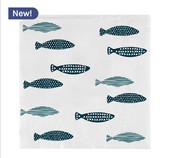 FISHES COCKTAIL NAPKIN