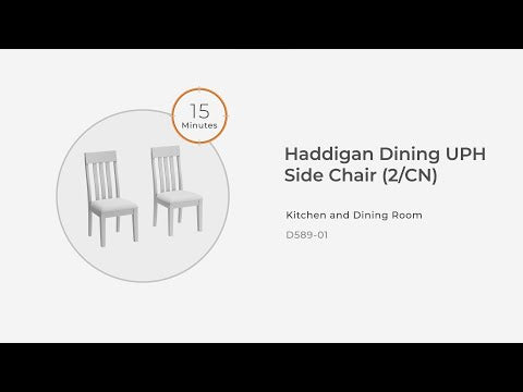 Hallanden - Black / Gray - Dining UPH Side Chair (Set of 2)