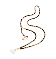 TAYLOR CROSSBODY PHONE CHAIN - BLK