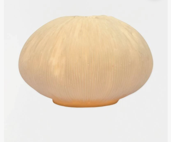 ROUND CORAL LAMP - MED