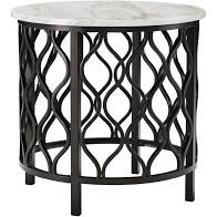 TRINSON ROUND END TABLE