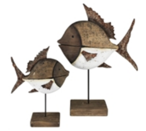 FISH WOOD S/2