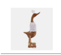 WINTER DUCK NAT/WHT - 20X6"