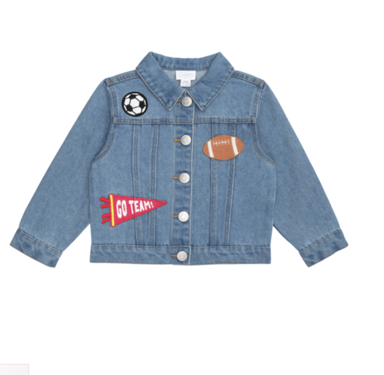 SPORTS DENIM PATCH JACKET