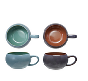 STONEWARE MUG REACTIVE GLAZE