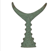 METAL TUNA TAIL DISTRESSED