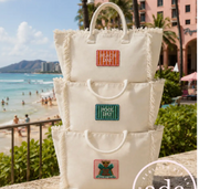 POOL DAY FRILL TOTE