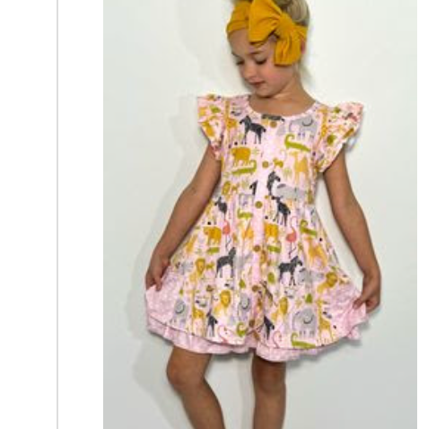 PINK ZOO DRESS