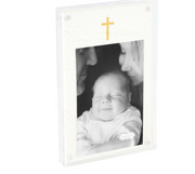 ACRYLLIC FRAME W/ GOLD CROSS
