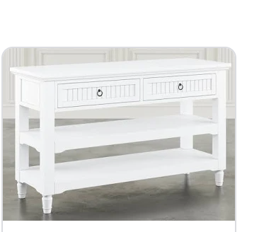 WESTPORT CONSOLE TABLE - WHT