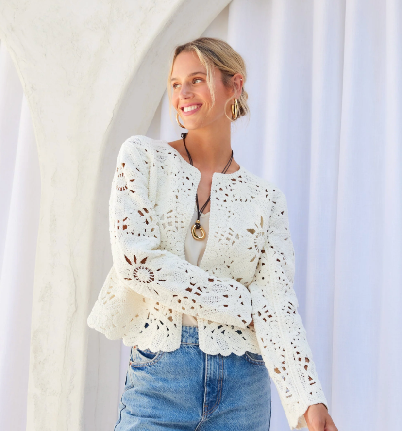EMERY CROCHET JACKET