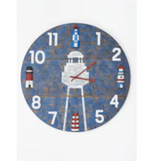 LIGHTHOUSE CLOCK - 19.6"