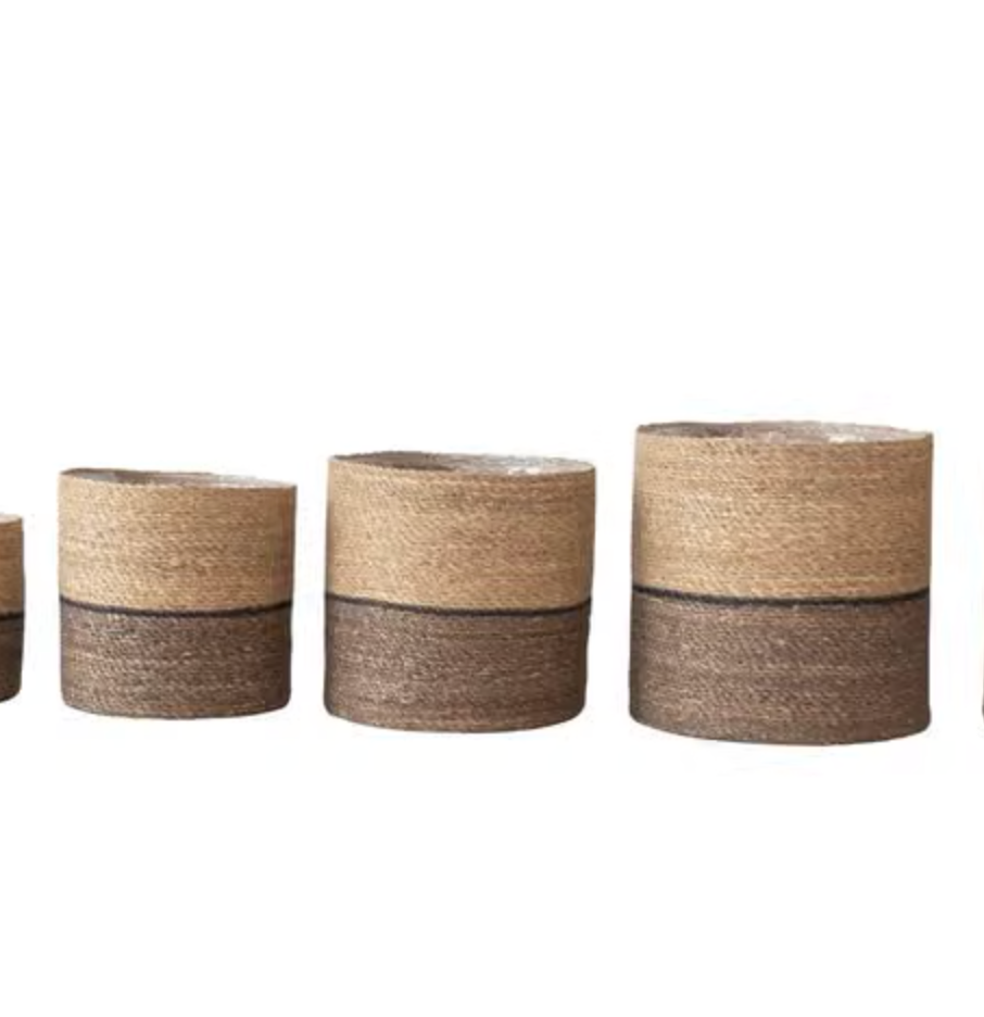 SEA GRASS CONICAL BALTI BASKET - XL