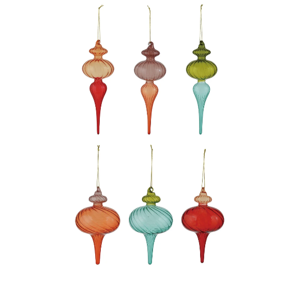 Copy of MERCURY GLASS FINIAL ORNAMENT