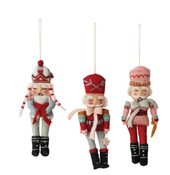 FELT NUTCRACKER ORNAMENT