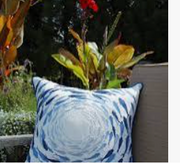AZURE FISH SCHOOL  PILLOW