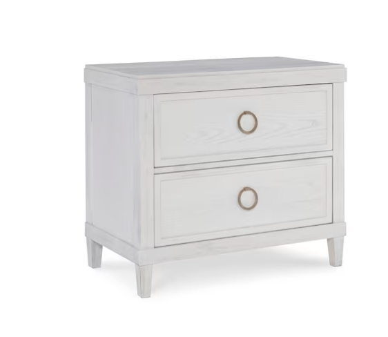 VENTURA NIGHTSTAND- SHELL WHITE