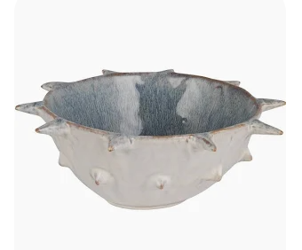 STONEWARE BOWL W/ SPIKES