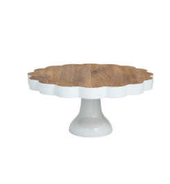 SCALLOPED PEDISTAL SERVER