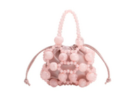 BOBBY PINK VEGAN LEATHER BAG