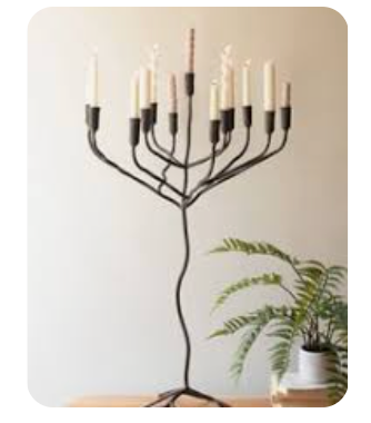 FORGED IRON CANDLEABRA - LG