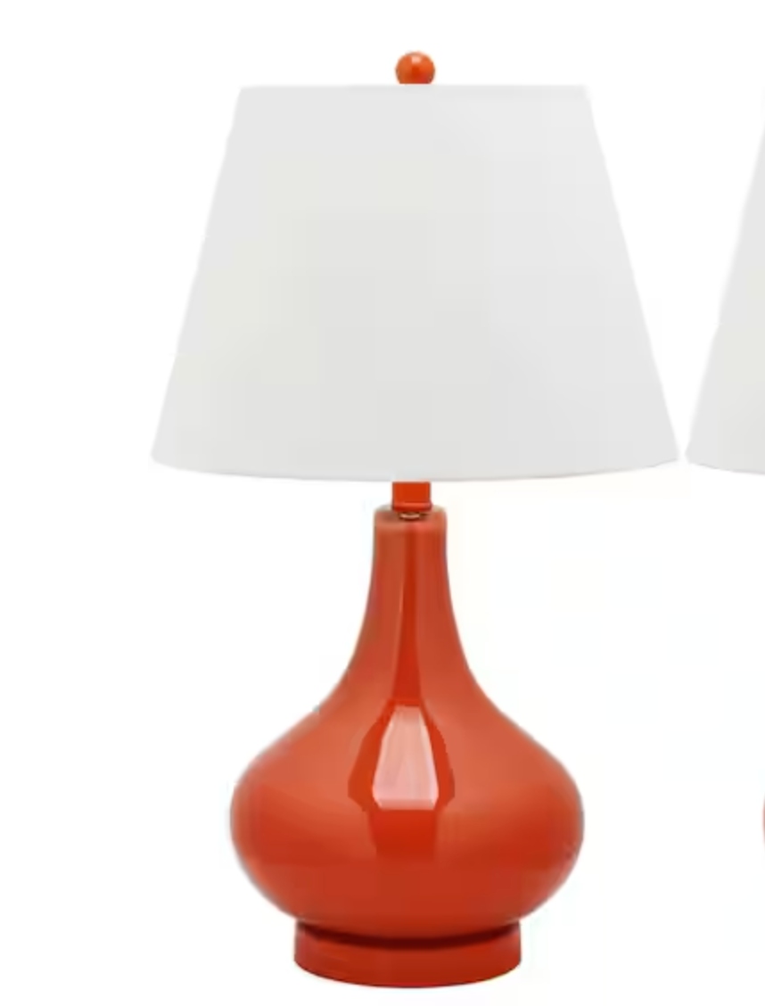 AMY TABLE LAMP - ORANGE