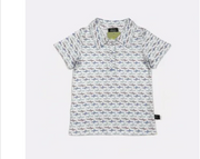 SHARK BOY COLLAR SHIRT