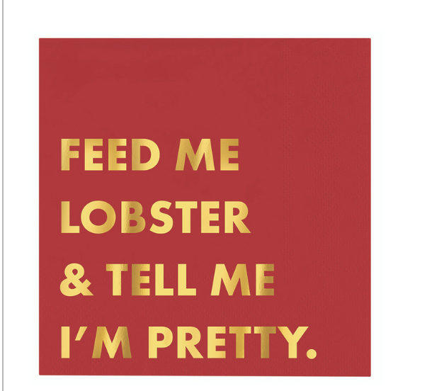 FEED ME COCKTAIL NAPKIN